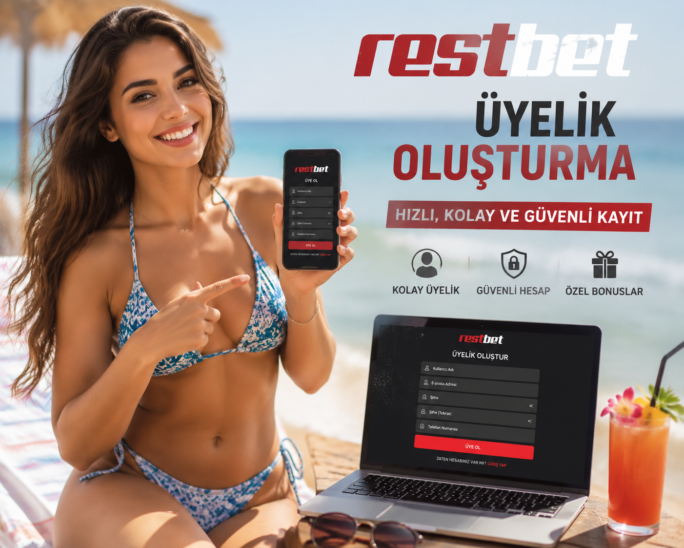 restbet uyelik baslatma